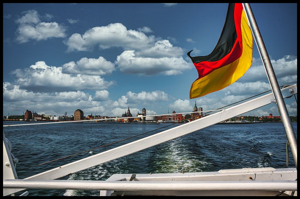 Leaving Stralsund for Hiddensee by Oliver