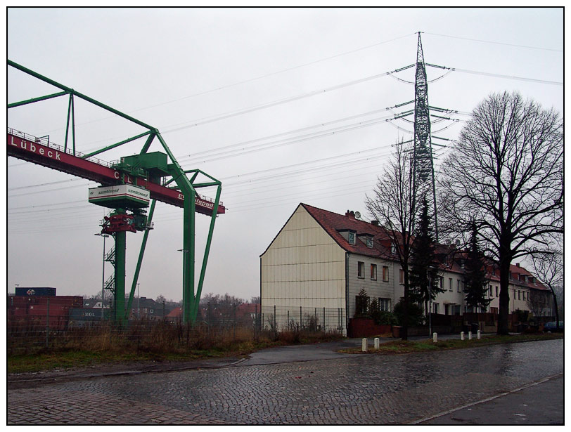 Leben am Containerhafen