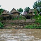 Leben am Ufer des Mekong in Laos