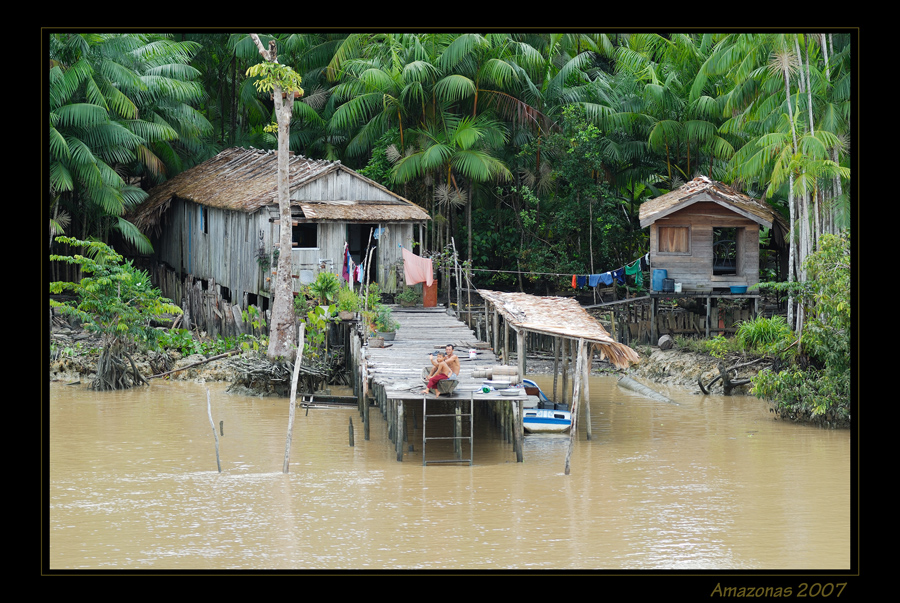 Leben auf dem Amazonas