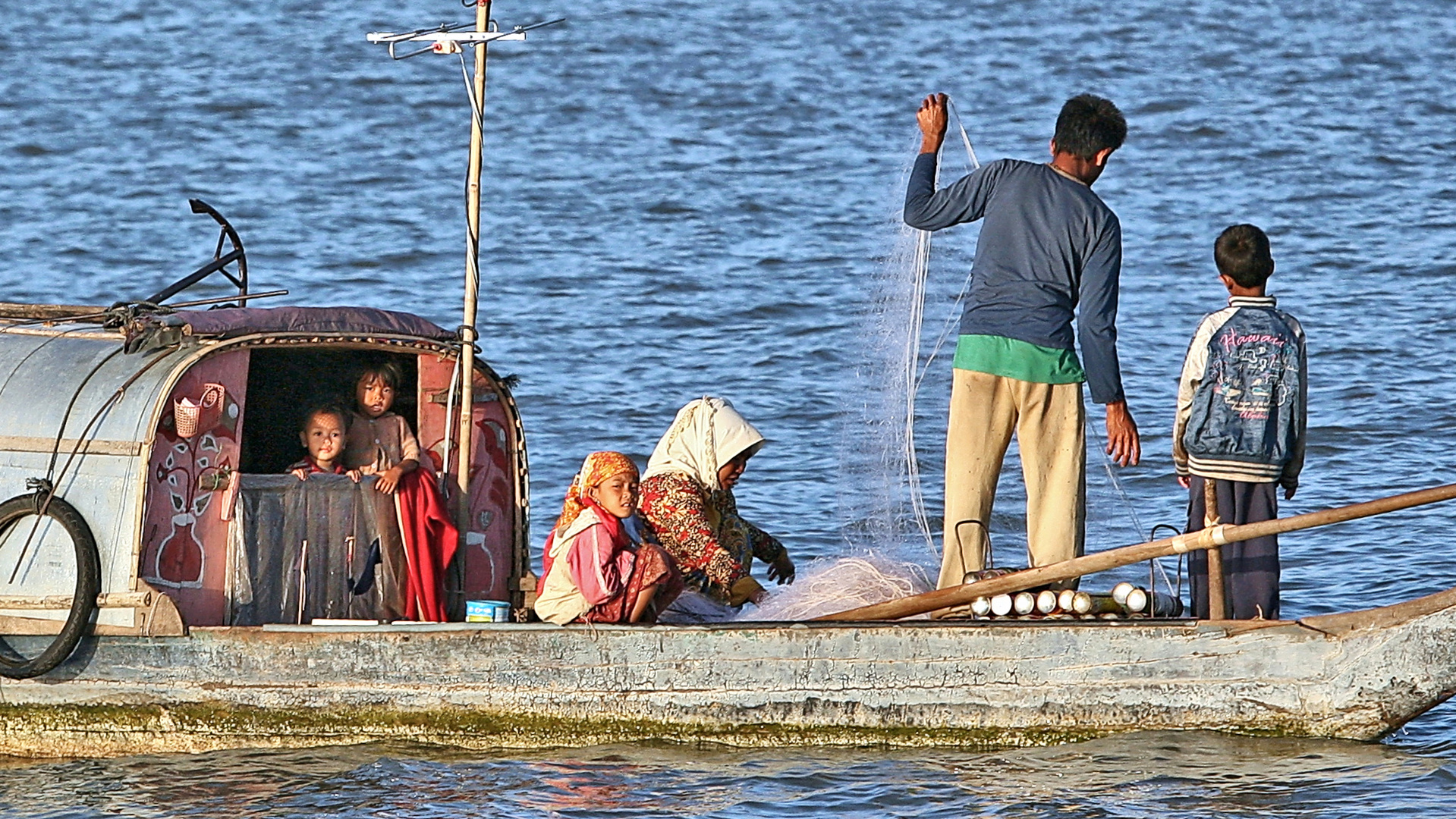 Leben auf dem Fluß