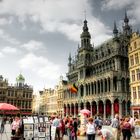 Leben auf dem Grooten Markt in Brüssel