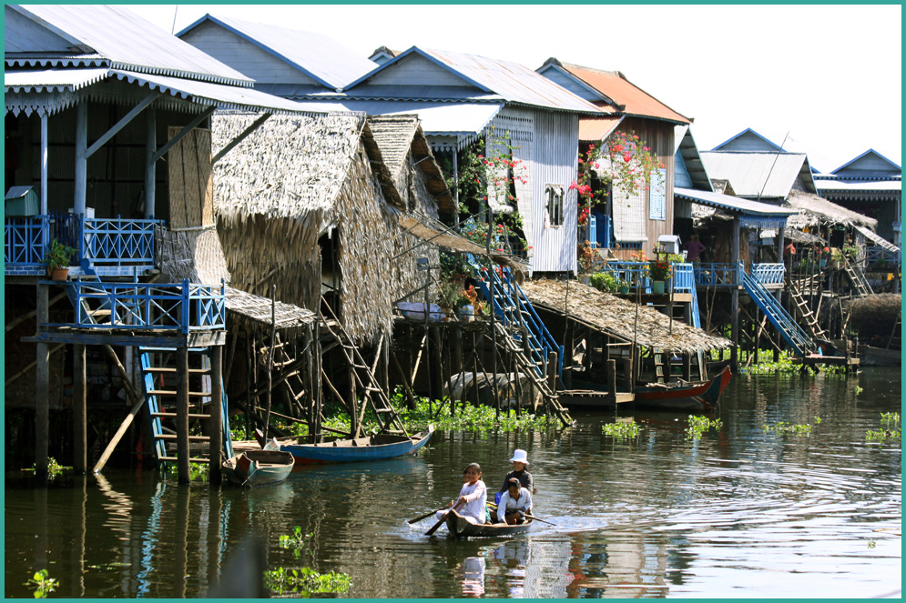 Leben auf dem Wasser-Tonle Sap Cambodia