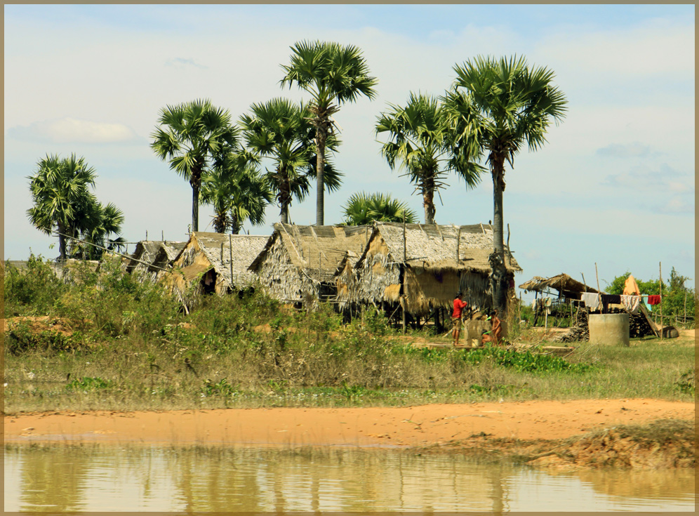 Leben in Cambodia- Am Ufer des Tonle Sap