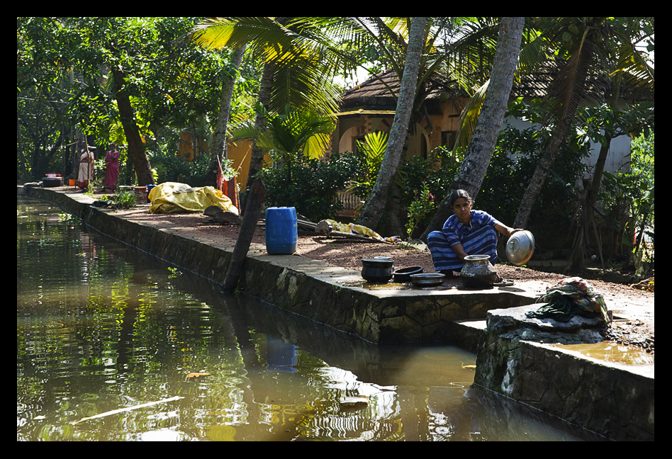 Leben in den Backwaters