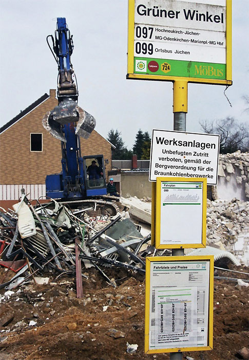 Leben mit dem Braunkohletagebau: Grüner Winkel