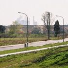 Leben mit dem Braunkohletagebau: Hausfreie Hauptstraße