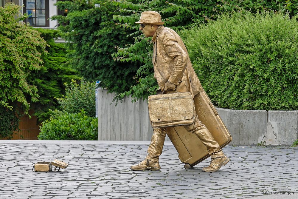 Lebende Statue - Performance