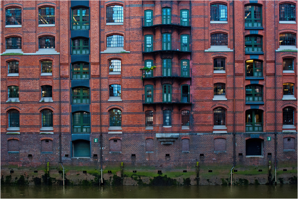 Lebendige Speicherstadt in Hamburg