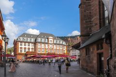 Lebendiger Heidelberger Marktplatz