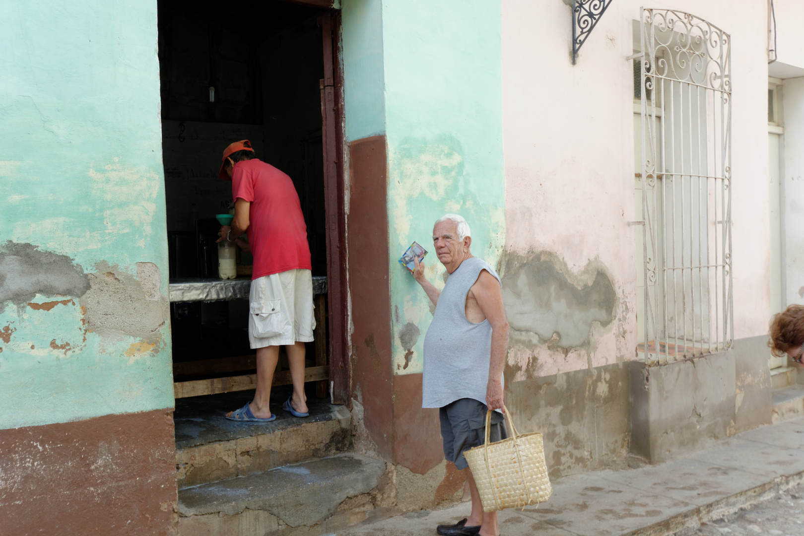 Lebensmittelausgabe mit Lebensmittelkarte in Trinidad