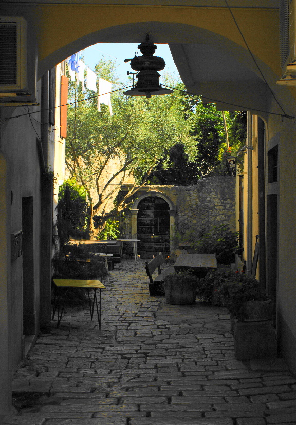 Lebensraum in der Stadt. (Porec, Kroatien)