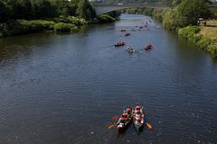 Lebhafter Bootsverkehr auf der Ruhr