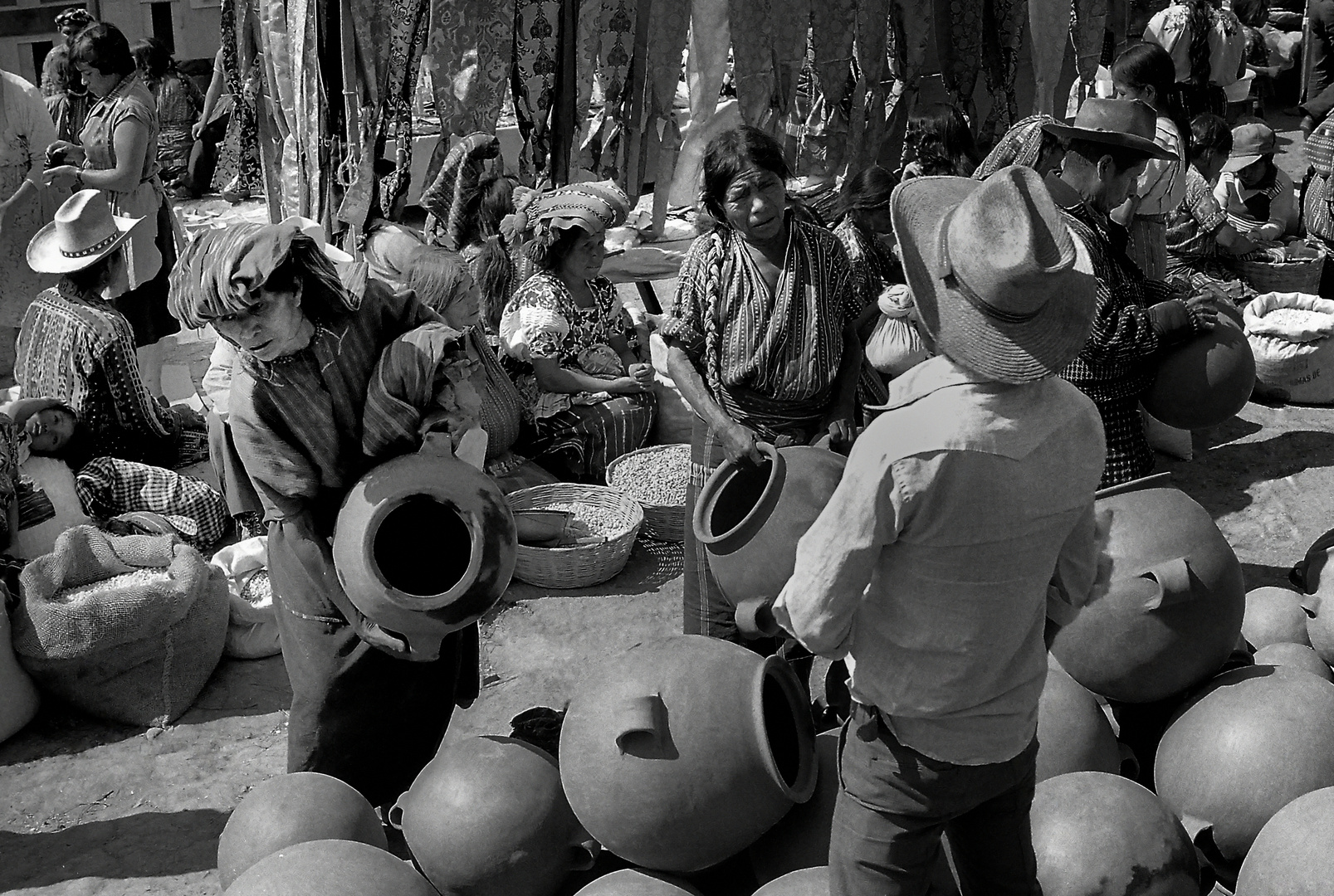 Lebhafter Markt in Chichicastenango