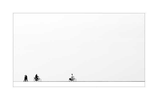 Lebhaftes Verkehrsaufkommen  .........auf dem Deich in Norddeich