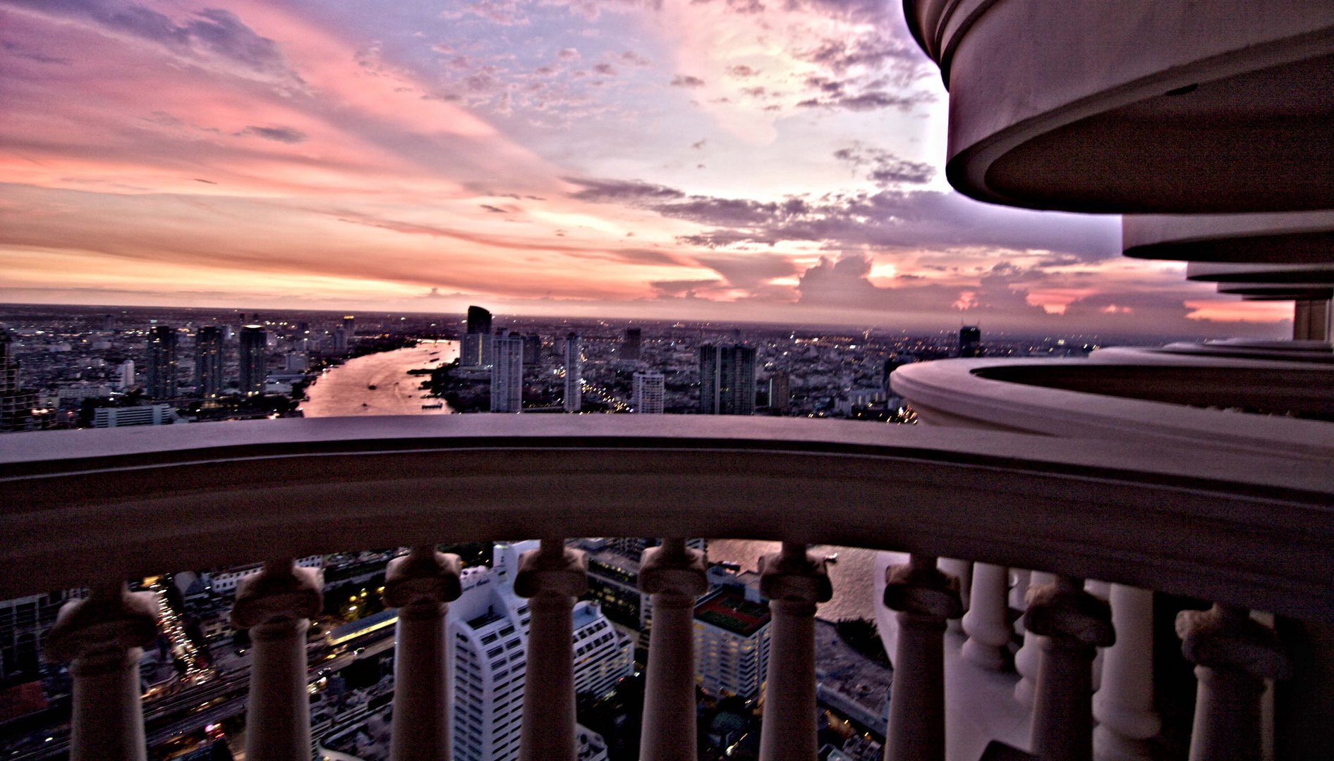 Lebua at State Tower - by night in Bangkok