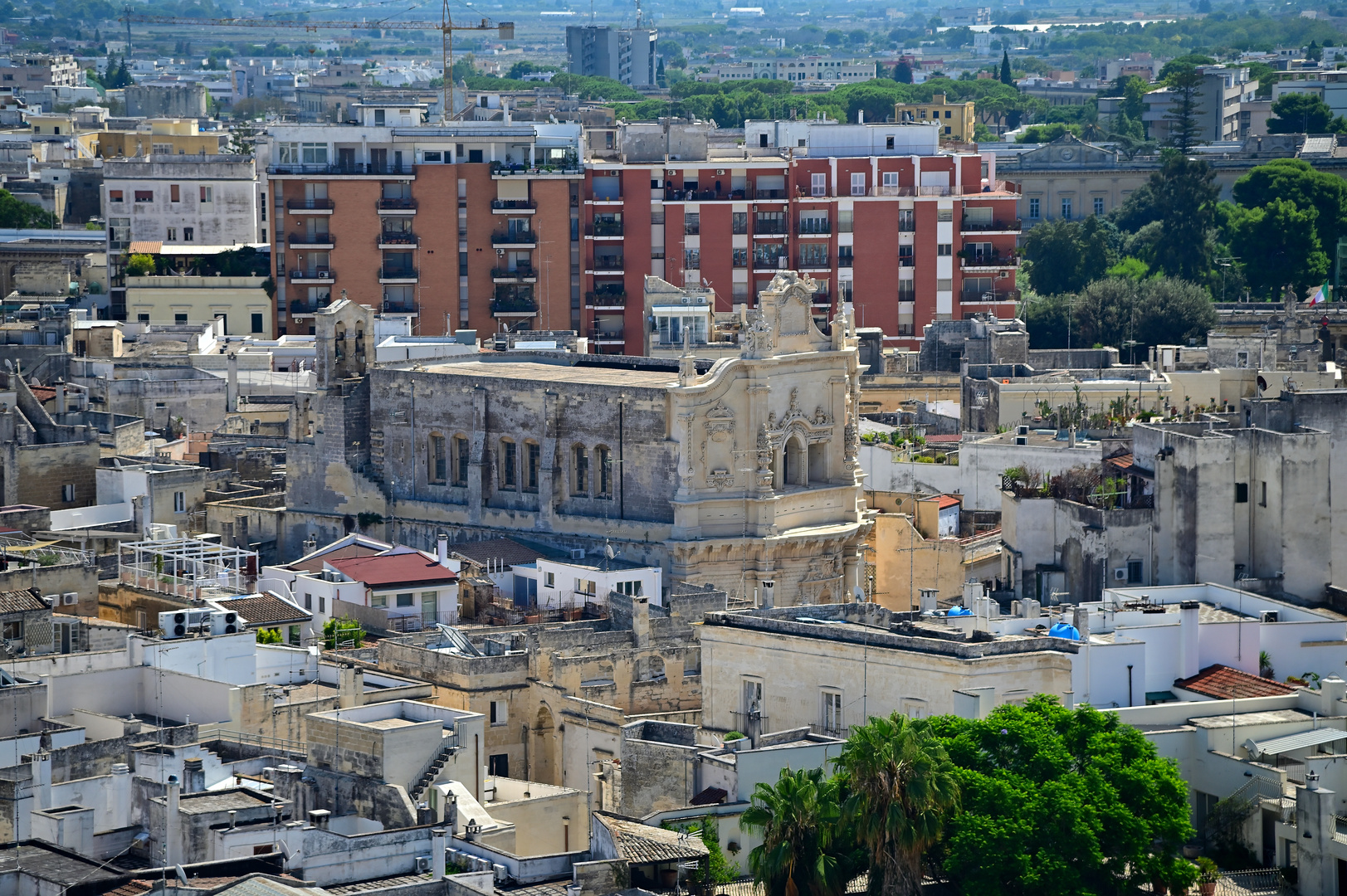 Lecce von oben betrachtet...