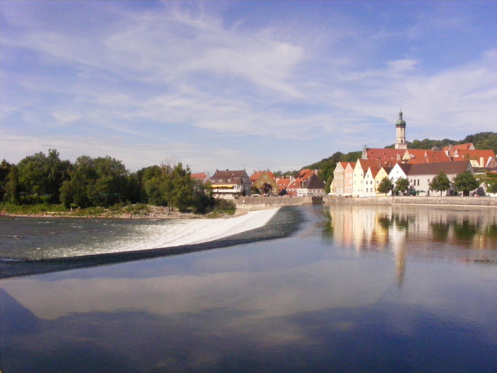 Lech - Promenade in Landsberg, wunderschön, vor allem im Sommer!