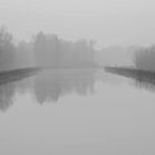 Lechkanal im Nebel