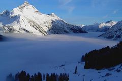 Lechtal im Nebel