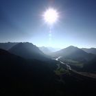 Lechtaler und Allgäuer Alpen  - aus der Luft aufgenommen