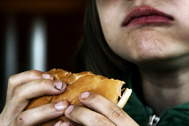 lecker Hamburger