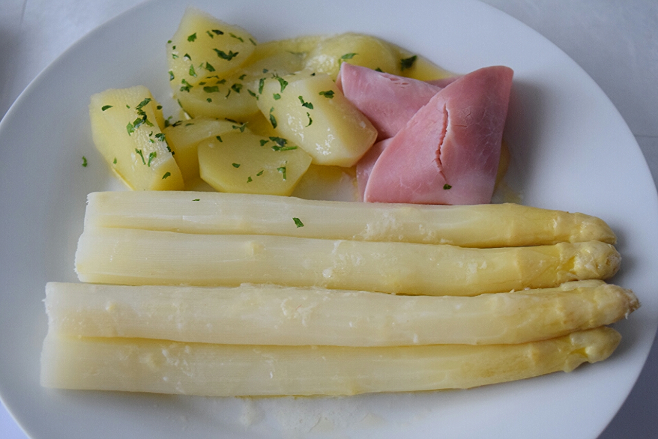 Lecker, Spargel.