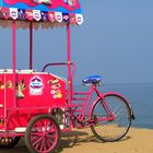 leckeres Eis am Strand von Pondicherry