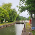 L’écluse ouest du pont-canal d’Agen