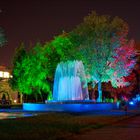 LED Reflektoren im Park neben der Uni (Timisoara)