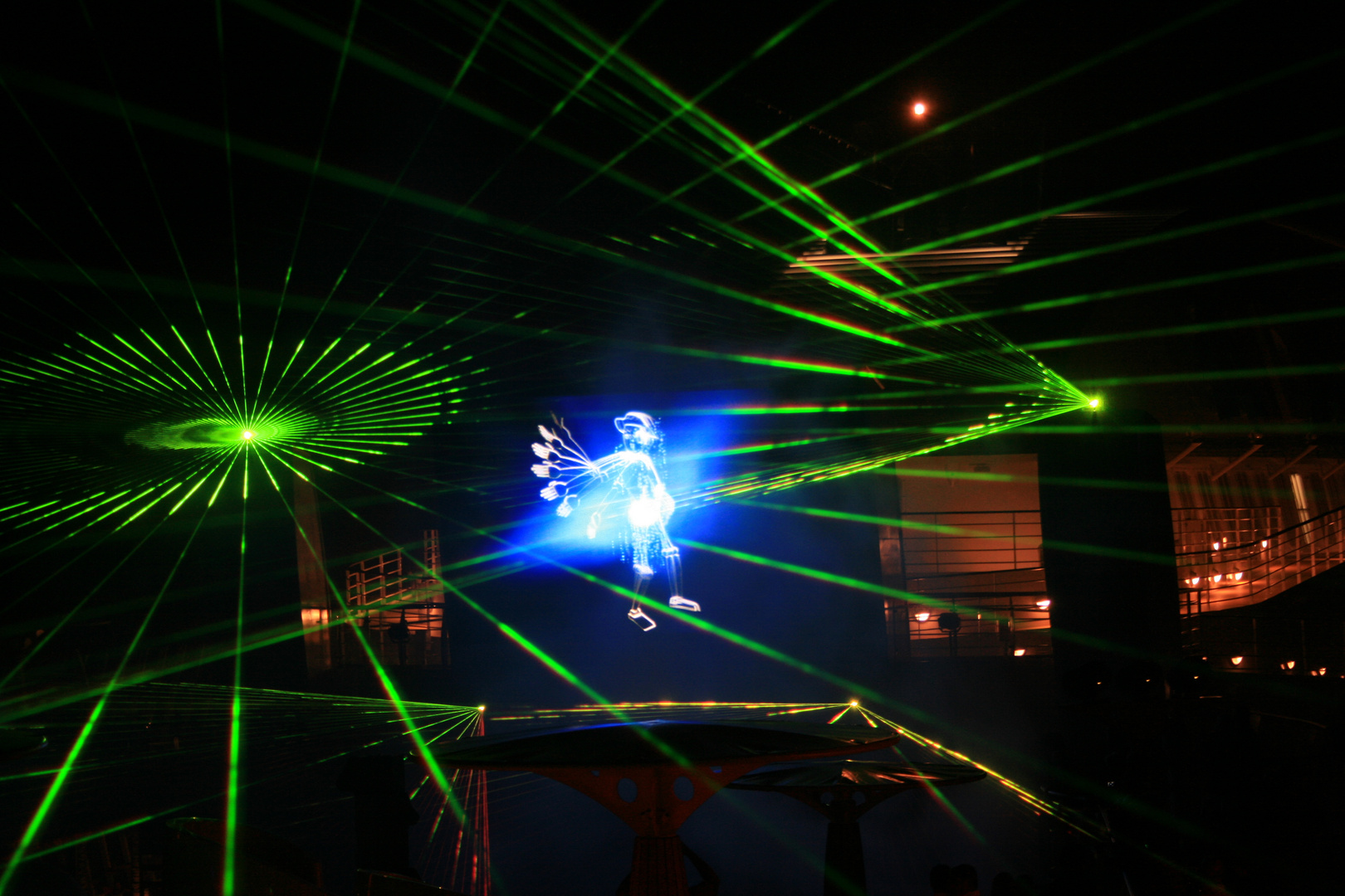 LED- und Lasershow