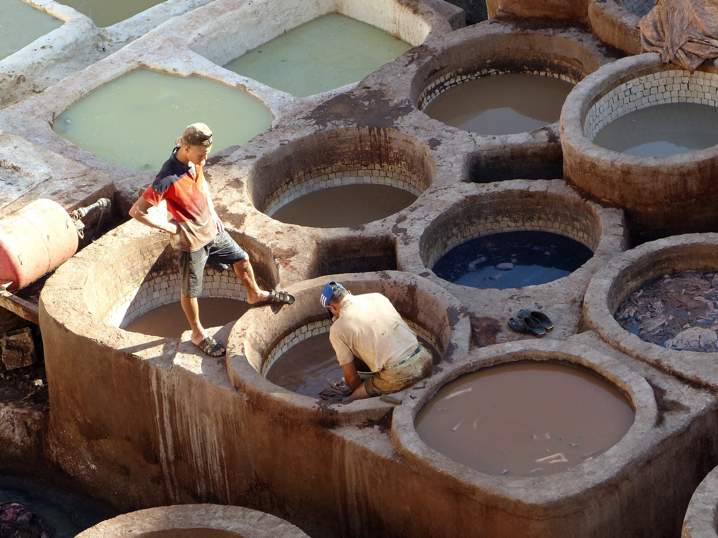 Ledergerberei in Fes