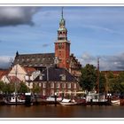 Leer Rathaus und Hafen