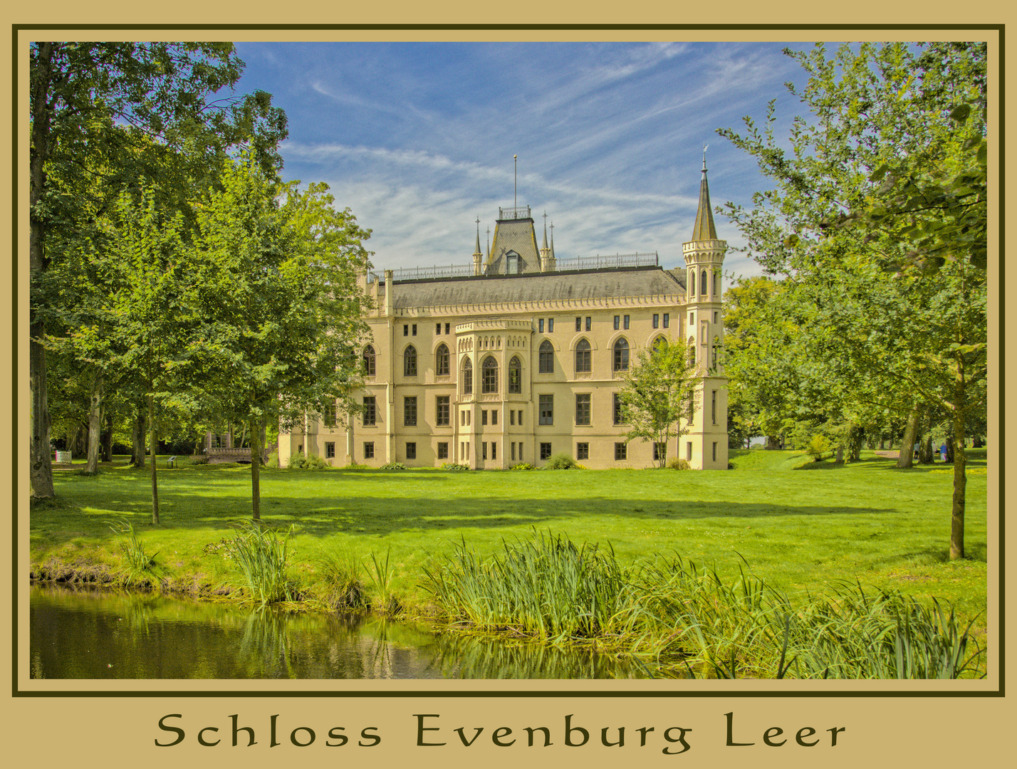 Leer Schloss Evenburg HDR