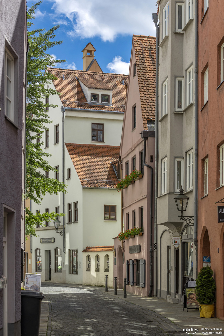 Leere Pfladergasse