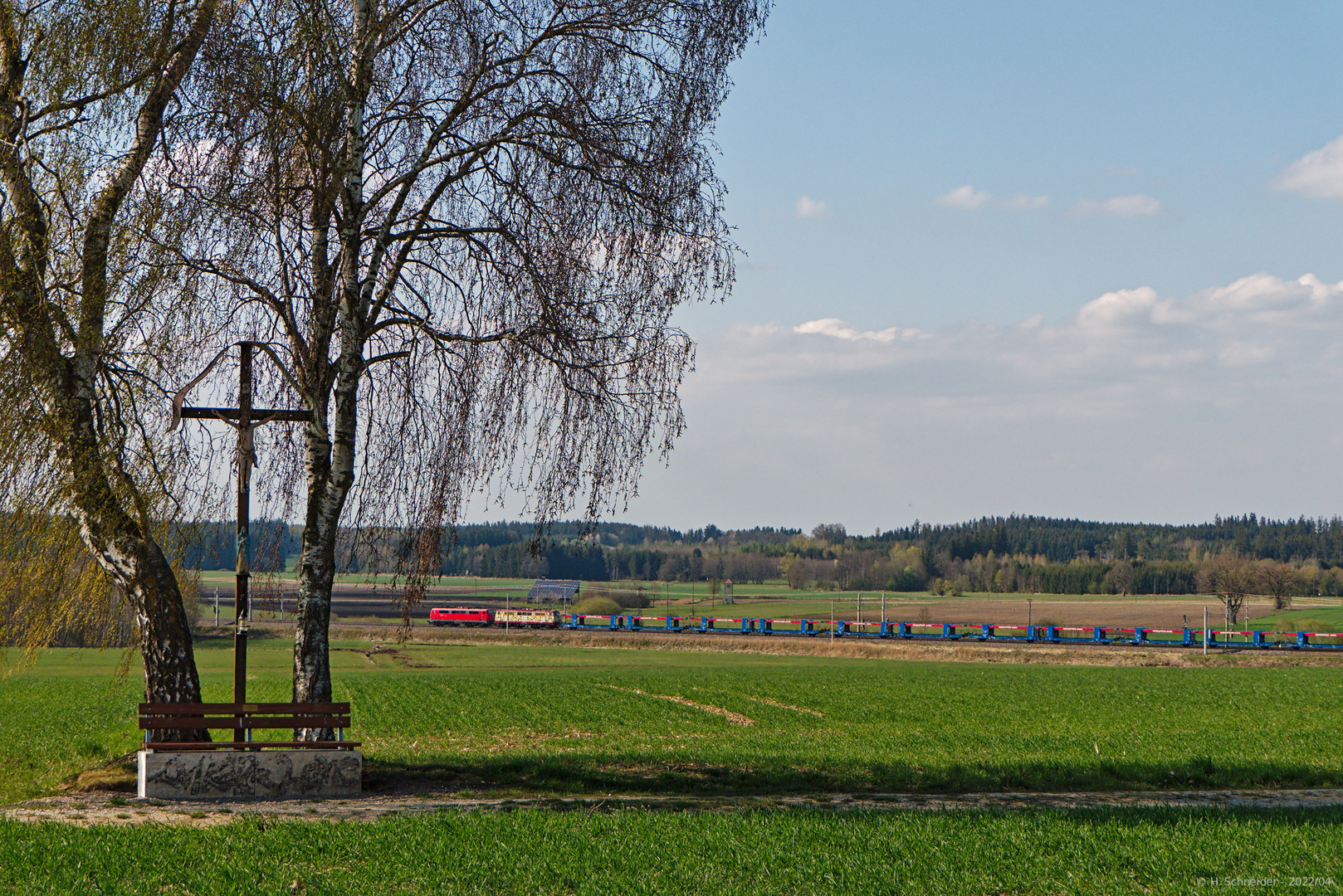 Leergüterzug Richtung Augsburg