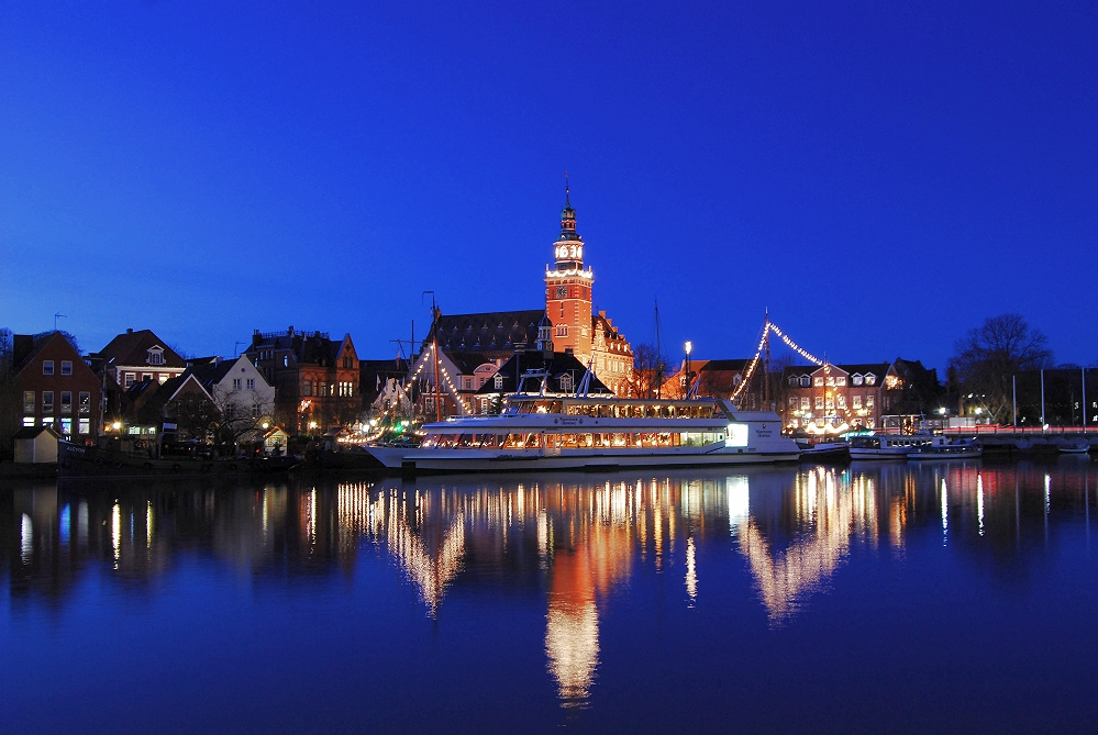 Leer/Ostfriesland am Abend