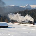 Leerreisezug des Winter-Express von Klais nach Mittenwald...