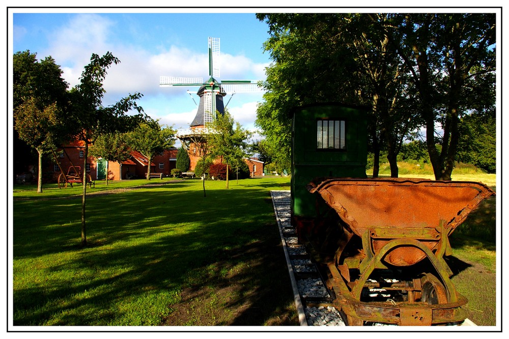 Leezdorf in Ostfriesland..........in der Abendsonne.....