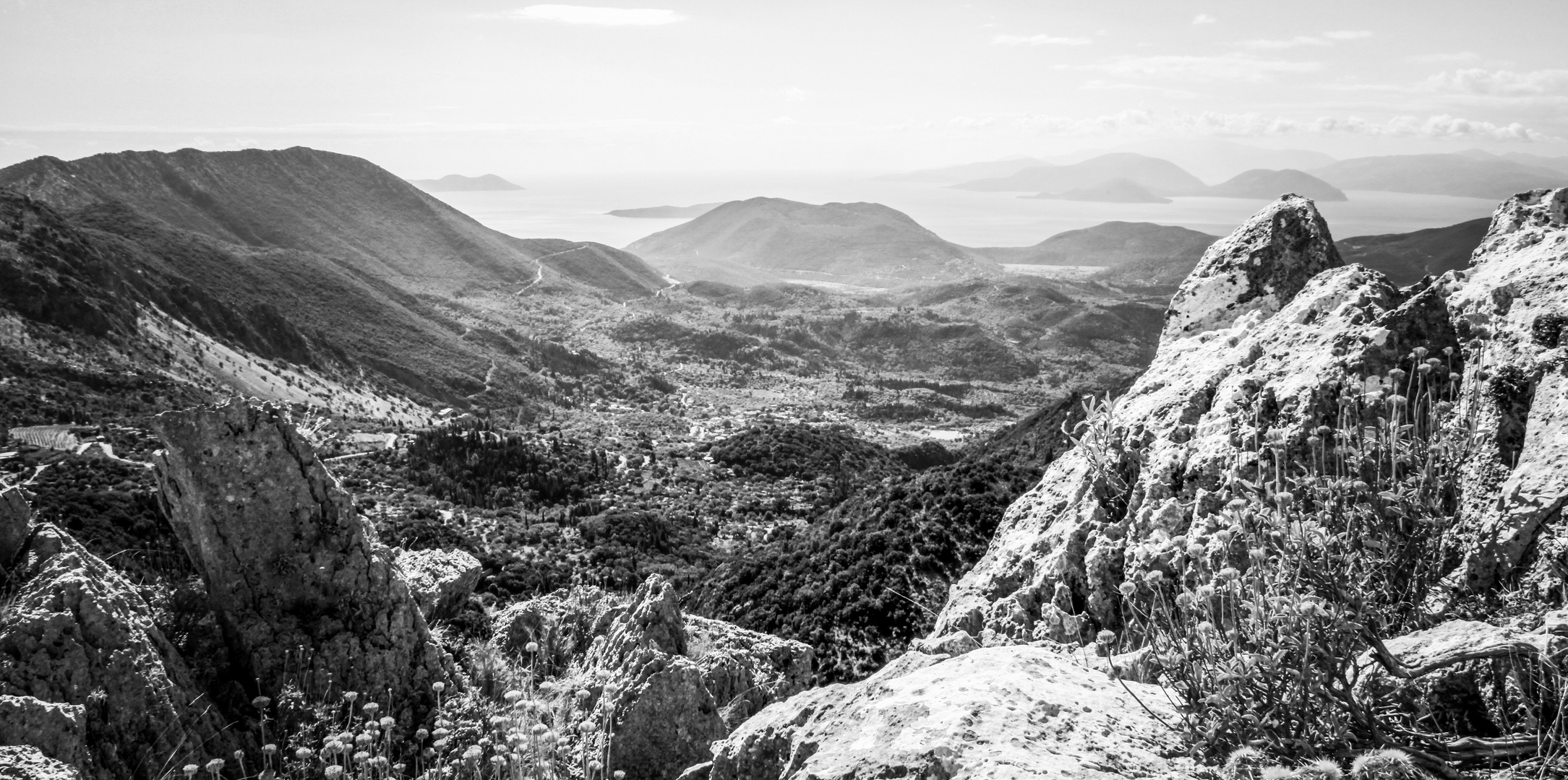 Lefkada Blick auf die Südküste