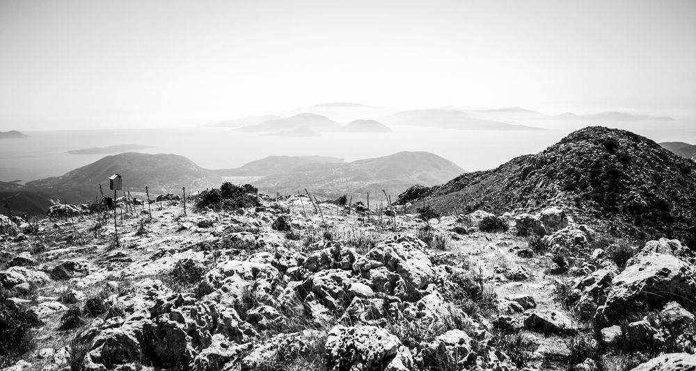 Lefkada: Blick vom Gipfel des Stavrota