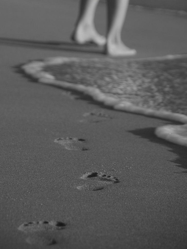 left my footprint...