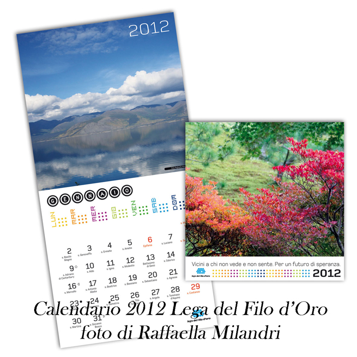 Lega del Filo d'Oro: per sostenere i sordociechi, un calendario della fotografa umanitaria Milandri