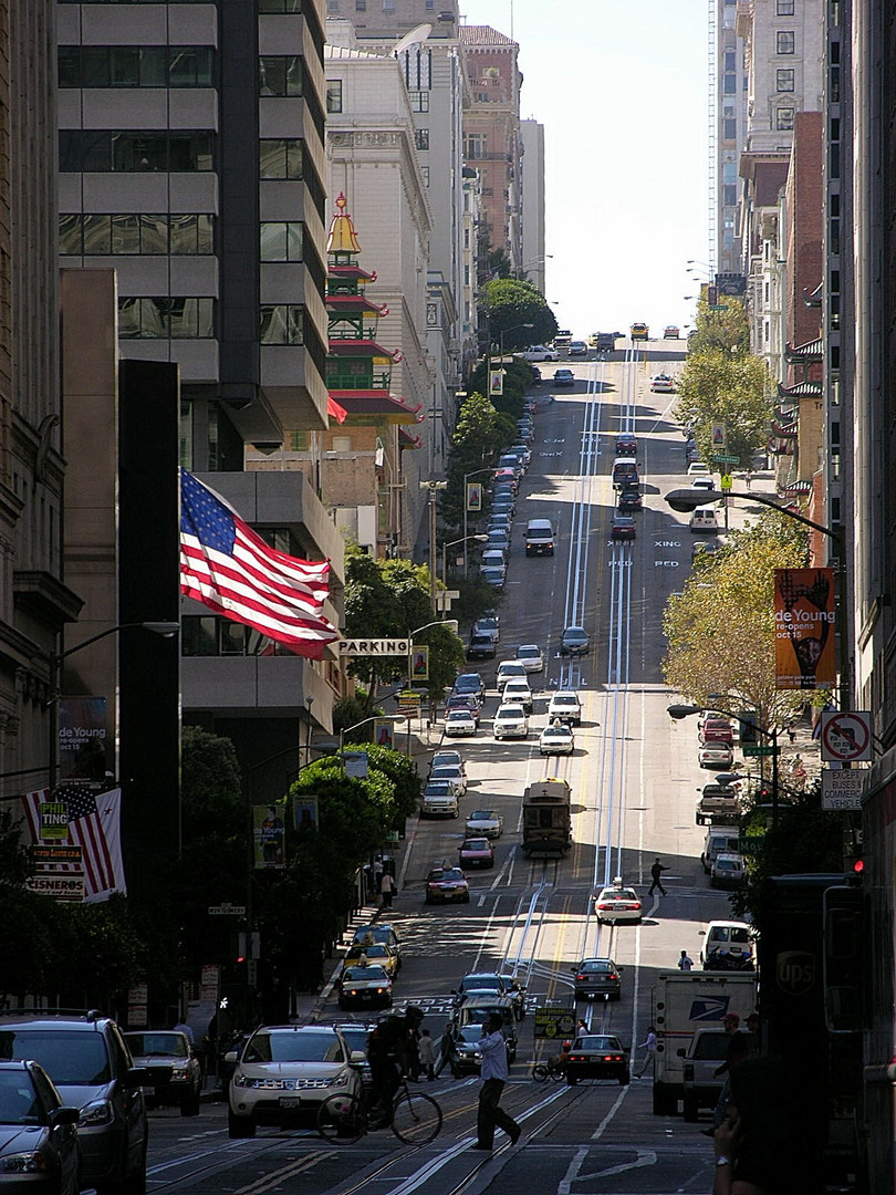 Legendary California Street San Francisco CA