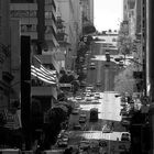 Legendary California Street San Francisco CA b/w