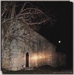 *l'église au clair de  lune*