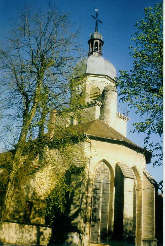 L'église de Saint-Amour (Jura)