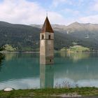 L'église engloutie du Reschensee