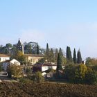 L’Eglise et le clocher mur de Bives (Nord du Gers)