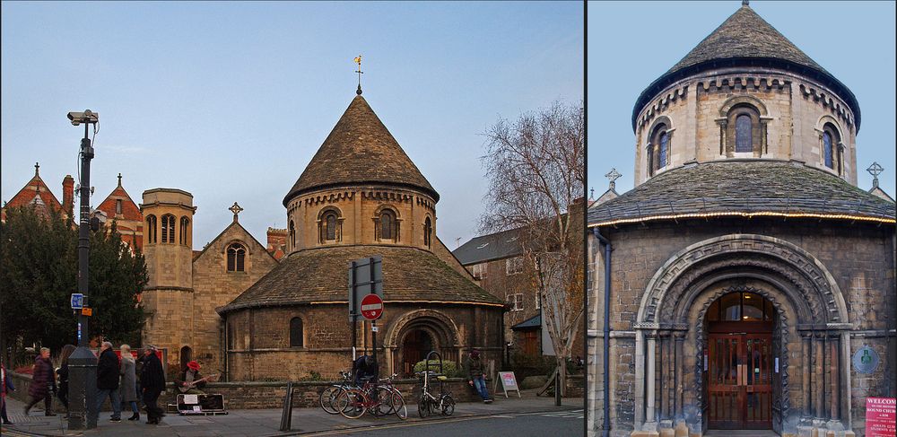  L’Eglise ronde du Saint-Sépulcre (XIIème siècle)  --  Bridge Street, Cambridge 
